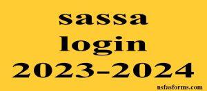 sassa login 2023-2024