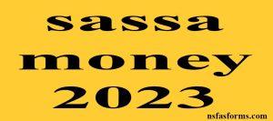 sassa money 2023