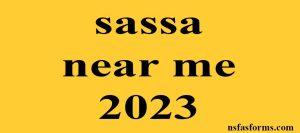sassa near me 2023