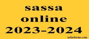 sassa online 2023-2024