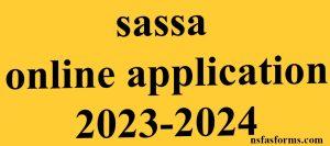 sassa online application 2023-2024
