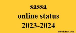 sassa online status 2023-2024