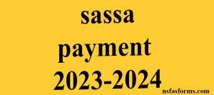 sassa payments 2023-2024