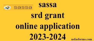 sassa srd grant online application 2023-2024