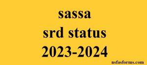 sassa srd status 2023-2024