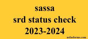 sassa srd status check 2023-2024