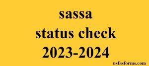 sassa status check 2023-2024