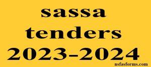 sassa tenders 2023-2024