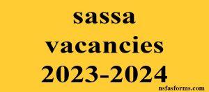 sassa vacancies 2023-2024