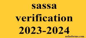 sassa verification 2023-2024