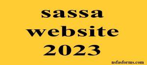 sassa website 2023