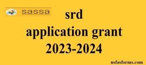 srd application grant 2023-2024