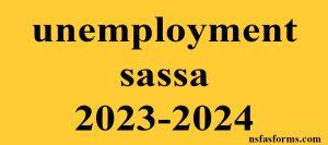 unemployment sassa 2023-2024