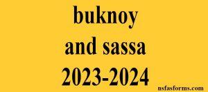 buknoy and sassa 2023-2024