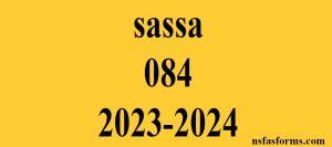 sassa 084 2023-2024