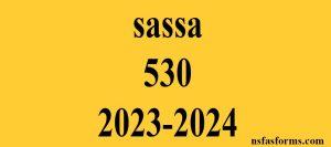 sassa 530 2023-2024