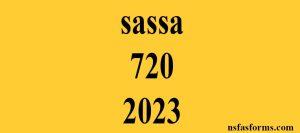 sassa 720 2023