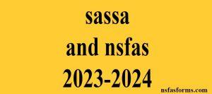 sassa and nsfas 2023-2024