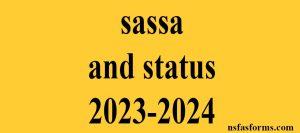 sassa and status 2023-2024