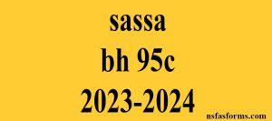 sassa bh 95c 2023-2024