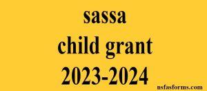 sassa child grant 2023-2024