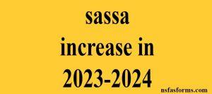 sassa increase in 2023-2024