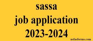 sassa job application 2023-2024