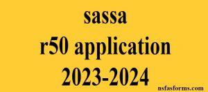 sassa r50 application 2023-2024