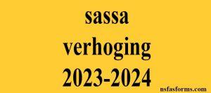 sassa verhoging 2023-2024