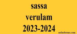 sassa verulam 2023-2024