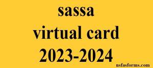 sassa virtual card 2023-2024