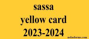 sassa yellow card 2023-2024