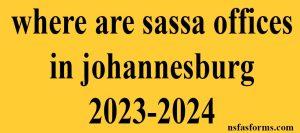 where are sassa offices in johannesburg 2023-2024