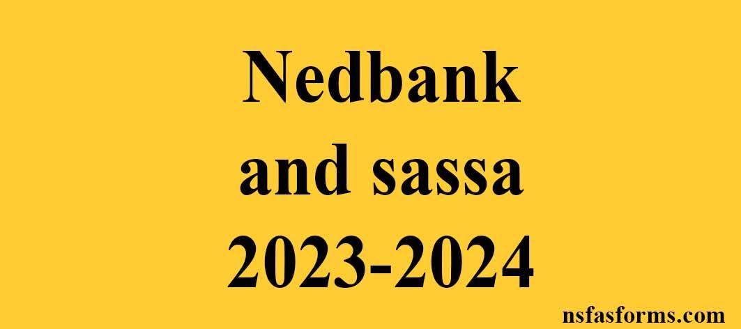 Nedbank And Sassa 2023 2024 Sassa Online Application 0580