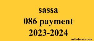 sassa 086 payment 2023-2024