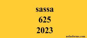 sassa 625 2023