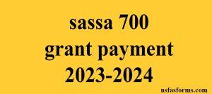 sassa 700 grant payment 2023-2024