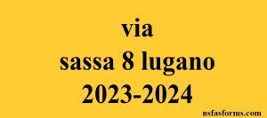 via sassa 8 lugano 2023-2024